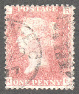 Great Britain Scott 33 Used Plate 179 - RE - Click Image to Close